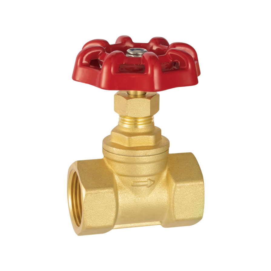 Brass check stop valve (large flow without spring)
