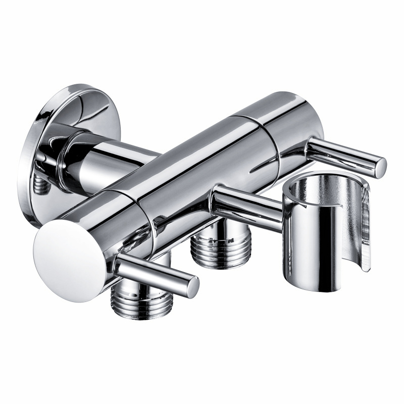 Chrome-plated Multi Functional Brass Angle Valve Shut Off Valve