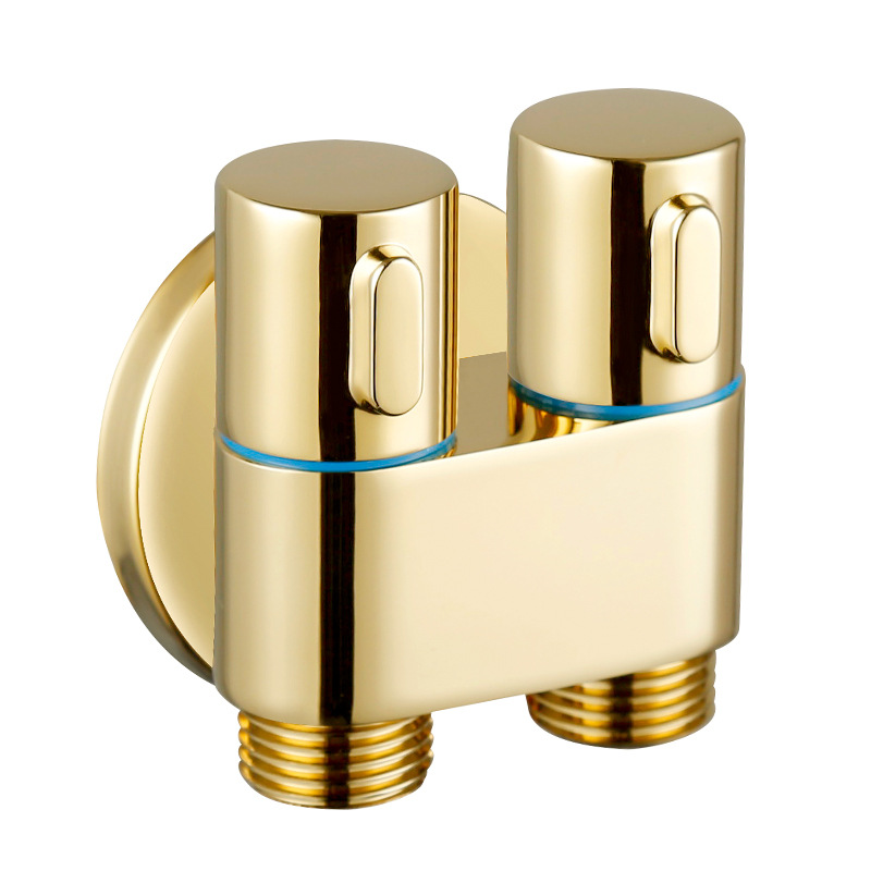 Double Handle Shunt Faucet Diverter Valve